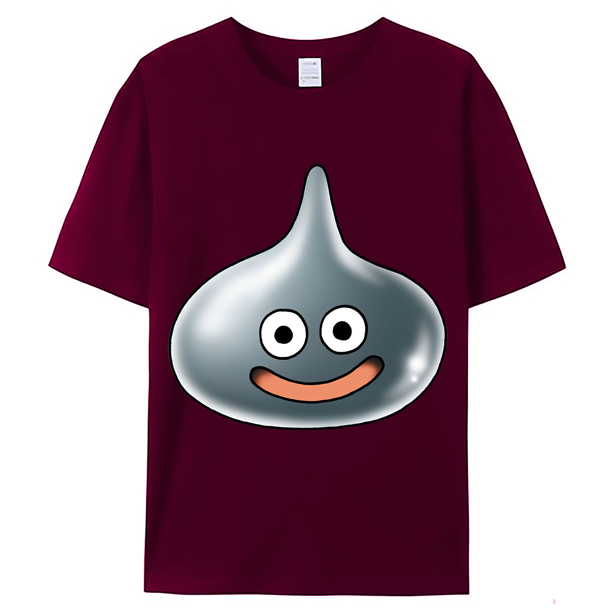 （画像用） ドラゴンクエスト Doragon Kuesuto Dragon Quest レディースカジュアルプリントTシャツ（綿100％）